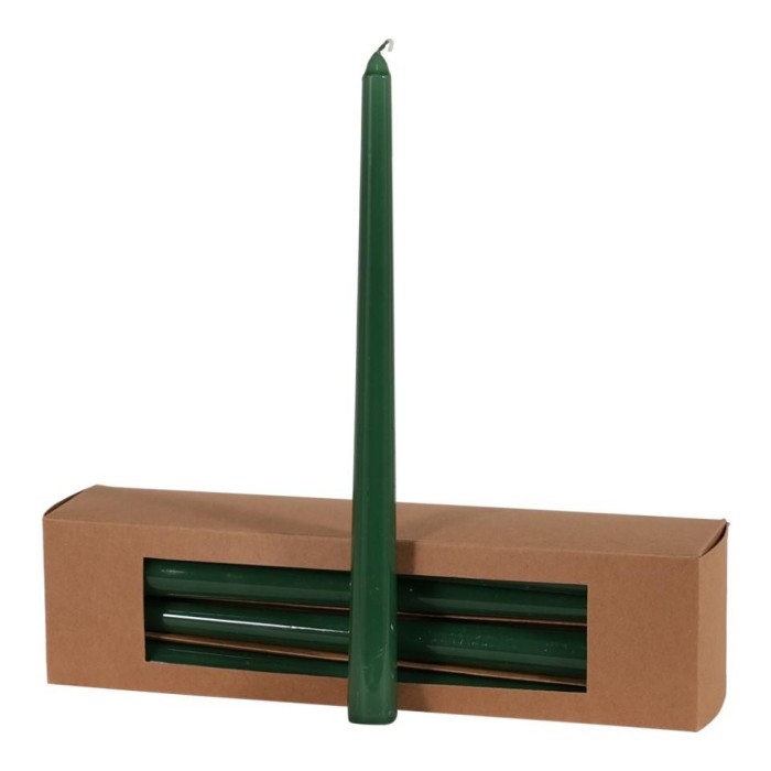 CANDELA SMALTATA H.300XD21 MM. VERDE